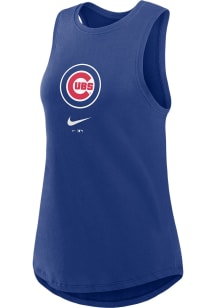 Nike Chicago Cubs Womens Blue Primetime Tank Top