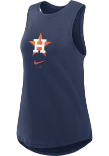 Nike Houston Astros Womens Navy Blue Primetime Tank Top