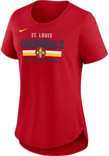 Nike St Louis Cardinals Womens Red City Connect Short Sleeve T-Shirt