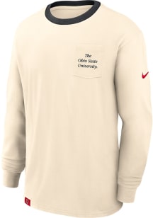 Nike Ohio State Buckeyes Natural Max 90 Long Sleeve T Shirt
