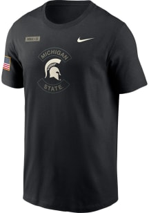 Nike Michigan State Spartans Black Military Appreciation Dri-FIT Short Sleeve T Shirt