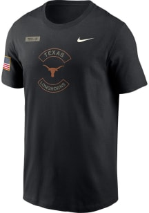 Nike Texas Longhorns Black Military Appreciation Dri-FIT Short Sleeve T Shirt