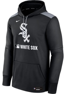 Nike Chicago White Sox Mens Black AC Therma Fit Hood