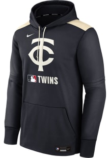 Nike Minnesota Twins Mens Navy Blue AC Therma Fit Hood