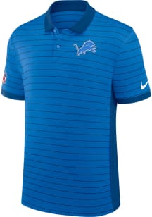 Nike Detroit Lions Mens Blue Sideline Victory Short Sleeve Polo