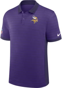 Nike Minnesota Vikings Mens Purple Sideline Victory Short Sleeve Polo