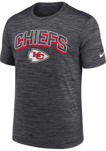 Nike Kansas City Chiefs Anthracite Primetime Velocity Arch Short Sleeve T Shirt