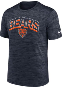 Nike Chicago Bears Navy Blue Primetime Velocity Arch Short Sleeve T Shirt