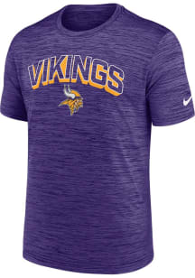 Nike Minnesota Vikings Purple Primetime Velocity Arch Short Sleeve T Shirt