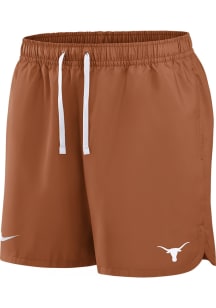 Nike Texas Longhorns Mens Burnt Orange WOVEN FLOW Shorts