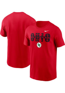 Nike Ohio State Buckeyes Red LOCAL IMPRINT Short Sleeve T Shirt