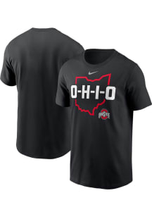 Nike Ohio State Buckeyes Black LOCAL FLAIR Short Sleeve T Shirt