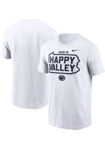Nike Penn State Nittany Lions White LOCAL FLAIR Short Sleeve T Shirt