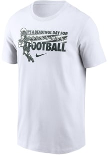 Nike Michigan State Spartans White White Out Short Sleeve T Shirt