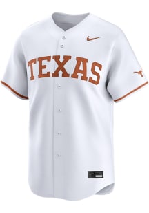 Nike Texas Longhorns Mens White Home Baseball Jersey