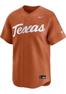Nike Texas Longhorns Mens Burnt Orange Away Baseball Jersey
