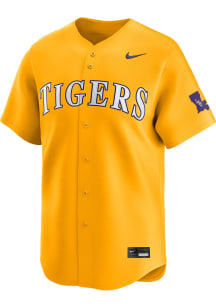 Nike LSU Tigers Mens Gold Alt Baseball Jersey