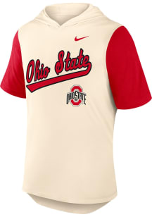 Nike Ohio State Buckeyes Natural DRIFIT Short Sleeve Hoods