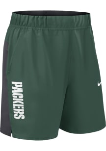 Nike Green Bay Packers Mens Green Woven Shorts