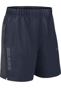 Nike Chicago Bears Mens Navy Blue Woven Shorts