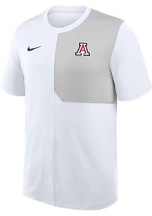 Nike Arizona Wildcats White Coach Top Short Sleeve T Shirt