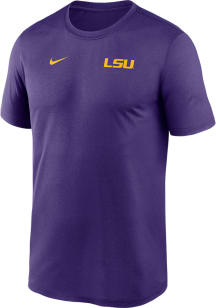 Nike LSU Tigers Purple Sideline Legend Short Sleeve T Shirt