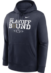 Nike Penn State Nittany Lions Mens Navy Blue Football 2024 College Football Playoffs Long Sleeve H..