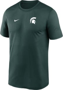 Nike Michigan State Spartans Green Sideline Legend Short Sleeve T Shirt