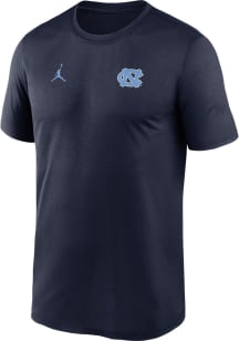 Nike North Carolina Tar Heels Navy Blue Sideline Legend Short Sleeve T Shirt