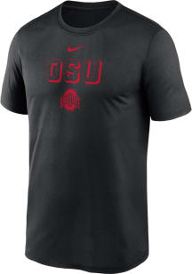 Nike Ohio State Buckeyes Black Sideline Legend Short Sleeve T Shirt