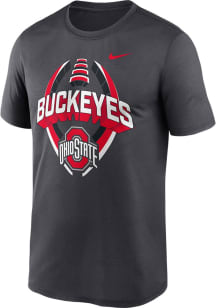 Nike Ohio State Buckeyes Anthracite Legend Football Short Sleeve T Shirt