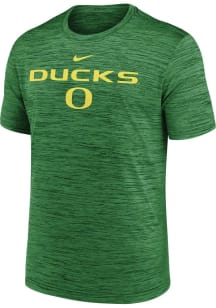 Nike Oregon Ducks Green Sideline Velocity Short Sleeve T Shirt