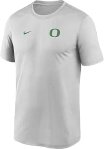 Nike Oregon Ducks Grey Sideline Legend Short Sleeve T Shirt