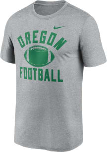Nike Oregon Ducks Grey Legend Football Short Sleeve T Shirt