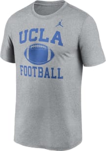 Nike UCLA Bruins Grey Legend Football Short Sleeve T Shirt