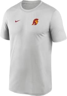 Nike USC Trojans Grey Sideline Legend Short Sleeve T Shirt