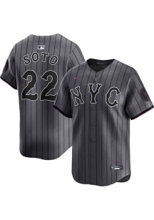 Juan Soto Nike New York Mets Mens Grey City Connect Limited Baseball Jersey
