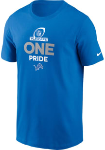 Nike Detroit Lions Blue 2024 Playoff Participants Short Sleeve T Shirt