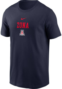 Nike Arizona Wildcats Navy Blue Legacy Alma Mater Short Sleeve T Shirt
