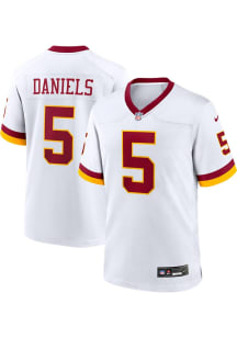 Jayden Daniels  Nike Washington Commanders White Alt Football Jersey