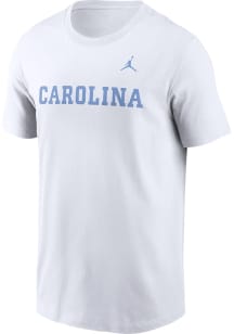Nike North Carolina Tar Heels White Legacy Alma Mater Short Sleeve T Shirt