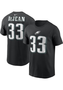 Cooper DeJean Philadelphia Eagles Black Alt Short Sleeve Player T Shirt