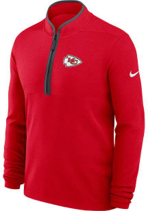 Nike Kansas City Chiefs Mens Red Victory Long Sleeve Qtr Zip Pullover
