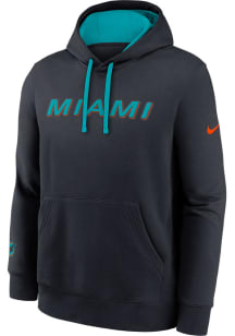 Nike Miami Dolphins Mens  Sideline Rivalry Long Sleeve Hoodie