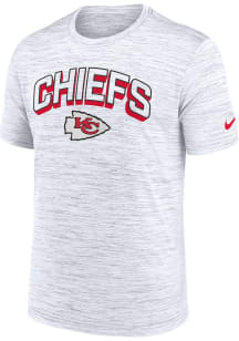 Nike Kansas City Chiefs White Primetime Velocity Arch Short Sleeve T Shirt