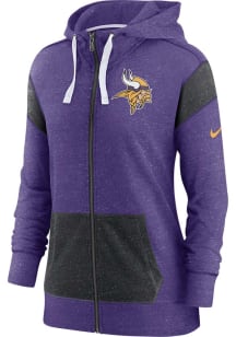 Nike Minnesota Vikings Womens Purple Contrast Long Sleeve Full Zip Jacket
