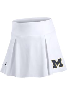 Nike Michigan Wolverines Womens White Club Skirt