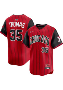 Frank Thomas Nike Chicago White Sox Mens Red City Connect Limited Baseball Jersey