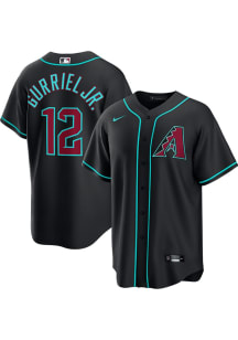 Lourdes Gurriel Arizona Diamondbacks Mens Replica Alternate Jersey - Black