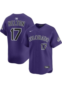 Todd Helton Nike Colorado Rockies Mens Purple Alternate Limited Baseball Jersey